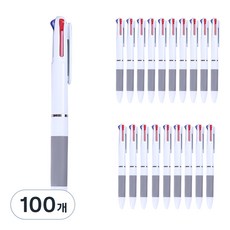 Ovik 優質3色原子筆 0.7mm, 100個, 白色