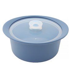 Home House 矽膠微波爐蒸鍋 1200ml, 深藍色, 1個