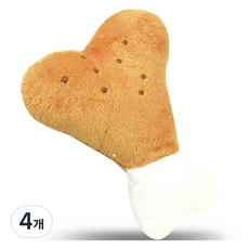 딩동펫 애견용 바베큐 인형, 닭다리, 4개