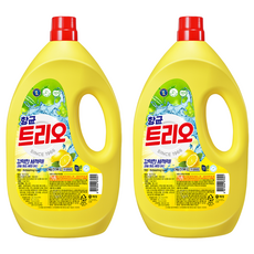 Trio 洗碗精, 檸檬/青檸, 2kg, 2個