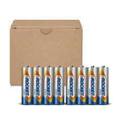 로케트 알카라인 보관박스팩 AA건전지, 8개입, 1개