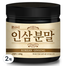 조은약초 인삼분말, 200g, 2개