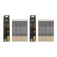 Valhappy專業繪圖鉛筆 單色, 24個, 8B