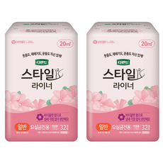 Depend 利清爽 女款Style薄荷香護墊 一般, 32張, 2個