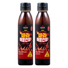 몽고간장 몽고식품 마라 매운간장, 350g, 2개