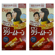 Bigen 美源 Cream Tone染髮劑, 7g, 2盒