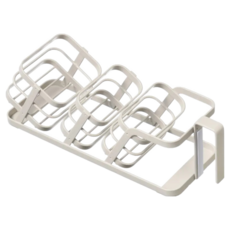 FREIZ 和平 Room Labo 懸掛式調料架 RG0493 1個, 米色, 3層