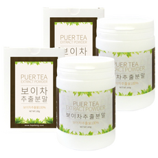 갑당약초 보이차 추출물 분말 고급형, 100g, 2개, 1개입