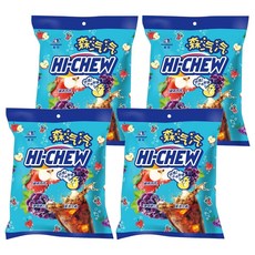 MORINAGA 森永 HI-CHEW 嗨啾汽水軟糖, 汽水綜合, Q彈不膩, 90g, 4包
