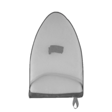 Onneso 日式手持燙衣板, 防燙防水, 加厚隔熱, 25 x 15 x 2.5cm, 尖頭款-灰色