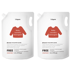 iogam 嬰兒纖維嬰兒洗滌劑補充裝 2100 毫升, 2.1L, 2個