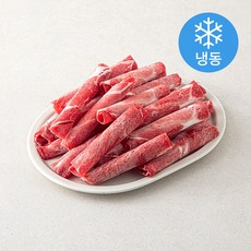 우미학 돌돌말이 한우목심 1등급 샤브샤브 (냉동), 300g, 1개