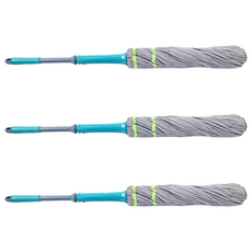 UdiLife 優的生活大師 百研 不沾手旋轉拖把, 清洗免沾手, 洗脫一步完成, 旋轉擰水, 懸掛吊孔, 82~132cm, 3支