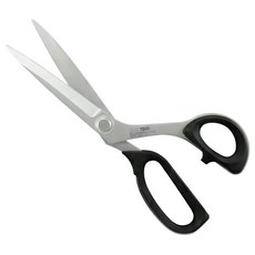 貝印 大理裁縫剪刀 24cm 鋒利耐用 人體工學設計, 黑色手柄, 1個