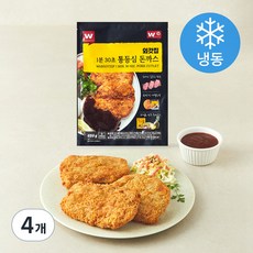 외갓집 1분 30초 통등심돈까스 100g x 5p + 소스 30g x 5p 세트 (냉동), 650g, 4개