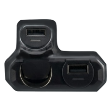 KINYO 車用USB點菸器擴充座, CRU-8515, 黑色