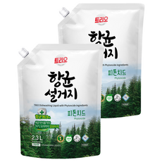 Trio 洗碗精 Phytoncide 補充包, 2.3L, 2個