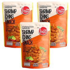 O-Yua 炸蝦下巴 酸辣風味, 22g, 3包