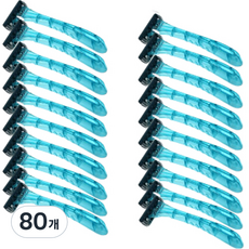 리라 1회용 면도기 1, 1개입, 80개