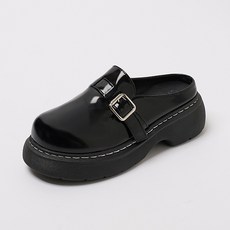 CHAAKAN SHOES 女款Idell厚底洞洞穆勒鞋 MLLTR1i1772, 黑色, 250