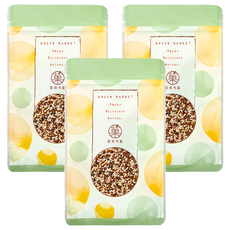 GreenMarket 菓青市集 繽紛藜麥 QUINOA 無乳糖/無麩質 黃金穀物 台灣產, 3包, 200g