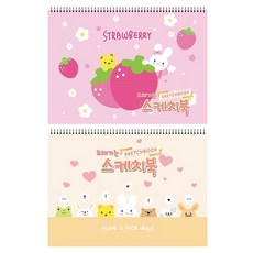 영아트 스케치북 여아용 랜덤 발송, 30매, 2개