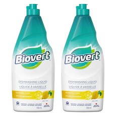 Biovert 蔬果用廚房洗潔精 檸檬, 2個, 700ml