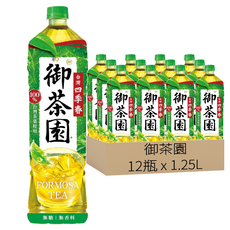 御茶園 台灣四季春, 1.25L, 12瓶
