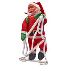 氣球快易送 聖誕老人爬樓梯裝飾, 1個, 20x38公分