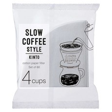 日本 KINTO SCS日製濾紙 4杯, 4件, 1包