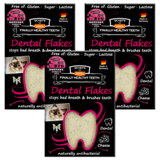 QCHEFS 黑科技潔牙粉 (貓用) 德國原產, 起司, 80g, 3包