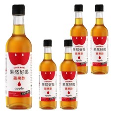 KOKUMORI 穀盛 果然好喝蘋果酢, 360ml, 5瓶