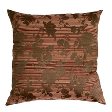 J&N 剪影雙面緹花抱枕 2入/1組, 紅色