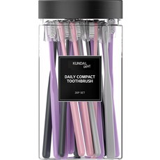 KUNDAL 昆黛爾 DAILY PROTECTOR緊密刷毛牙刷, 20支, 1組