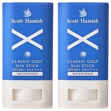 Scott Hamish 蘇格哈姆斯 經典高爾夫防曬棒 Duo, 18.5g, 2個