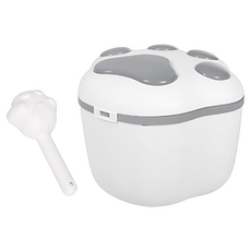 Truly House 寵物保鮮儲糧桶 附飼料鏟, 白色, 8L, 1個