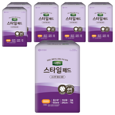 디펜드 여성용 스타일 참숯 패드형 성인기저귀, 24개입, 6개