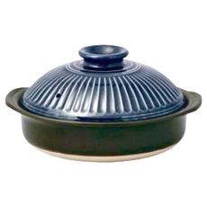 GINPO 銀峯 萬古燒菊花鍋 琉璃釉, 31.2cm, 1個