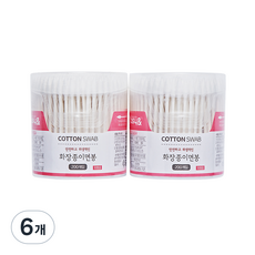 圓筒化妝棉花棒, 200支, 6罐