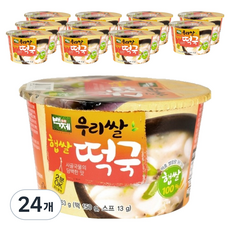 백제 햅쌀떡국, 163g, 24개