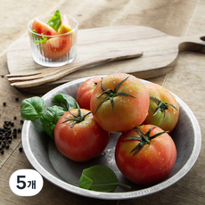 친환경인증 토마토, 1kg, 5개