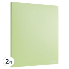 deLi 得力 Longreen 透明文件夾 A4 40頁, 2個, 綠色