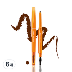 데자뷰 아이브로우 펜슬 0.17g, 내추럴브라운, 6개