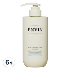 앙방 약산성 두피케어 샴푸 베이비 파우더향, 500ml, 6개