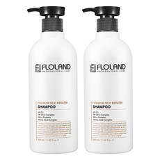 플로랜드 프리미엄 실크 케라틴 리페어 샴푸, 530ml, 2개
