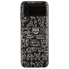 KEITH.HARING SKINU 門型防撞鉸鏈保護可收納2張卡片手機殼