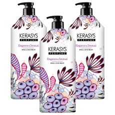 케라시스 오리지널 퍼퓸 샴푸 엘레강스 앤 센슈얼, 1.5L, 3개