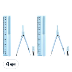 Maket Gamseong 圓規尺組 藍色, 4套