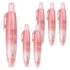 喵汪森林 360度旋轉按壓修正帶 2055, 粉紅色, 6個