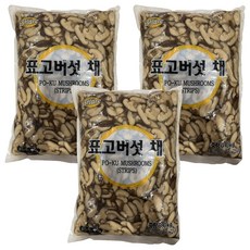 청은 표고버섯 채 파우치, 3kg, 3개
